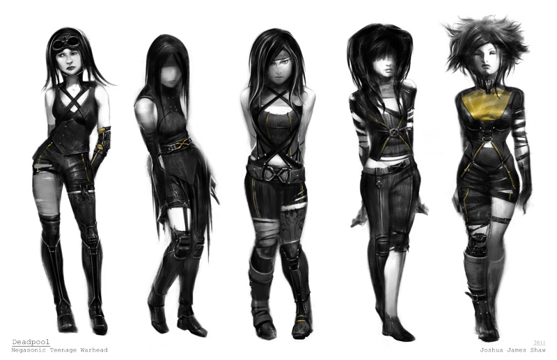 Illustration for article titled This Deadpool Concept Art Will Make You Love Negasonic Teenage Warhead Even More